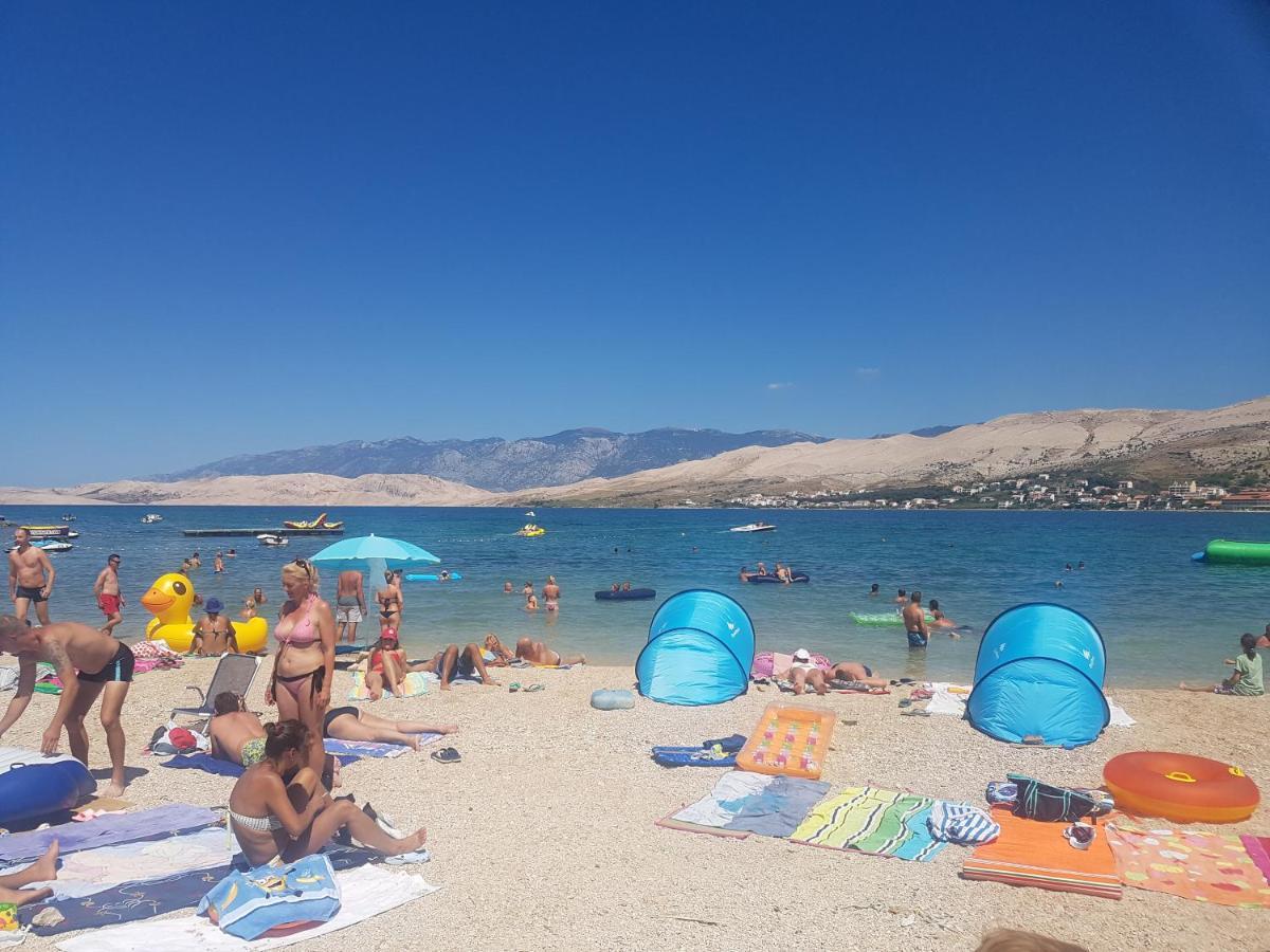 Apartament Planika Pag Sea view Zewnętrze zdjęcie