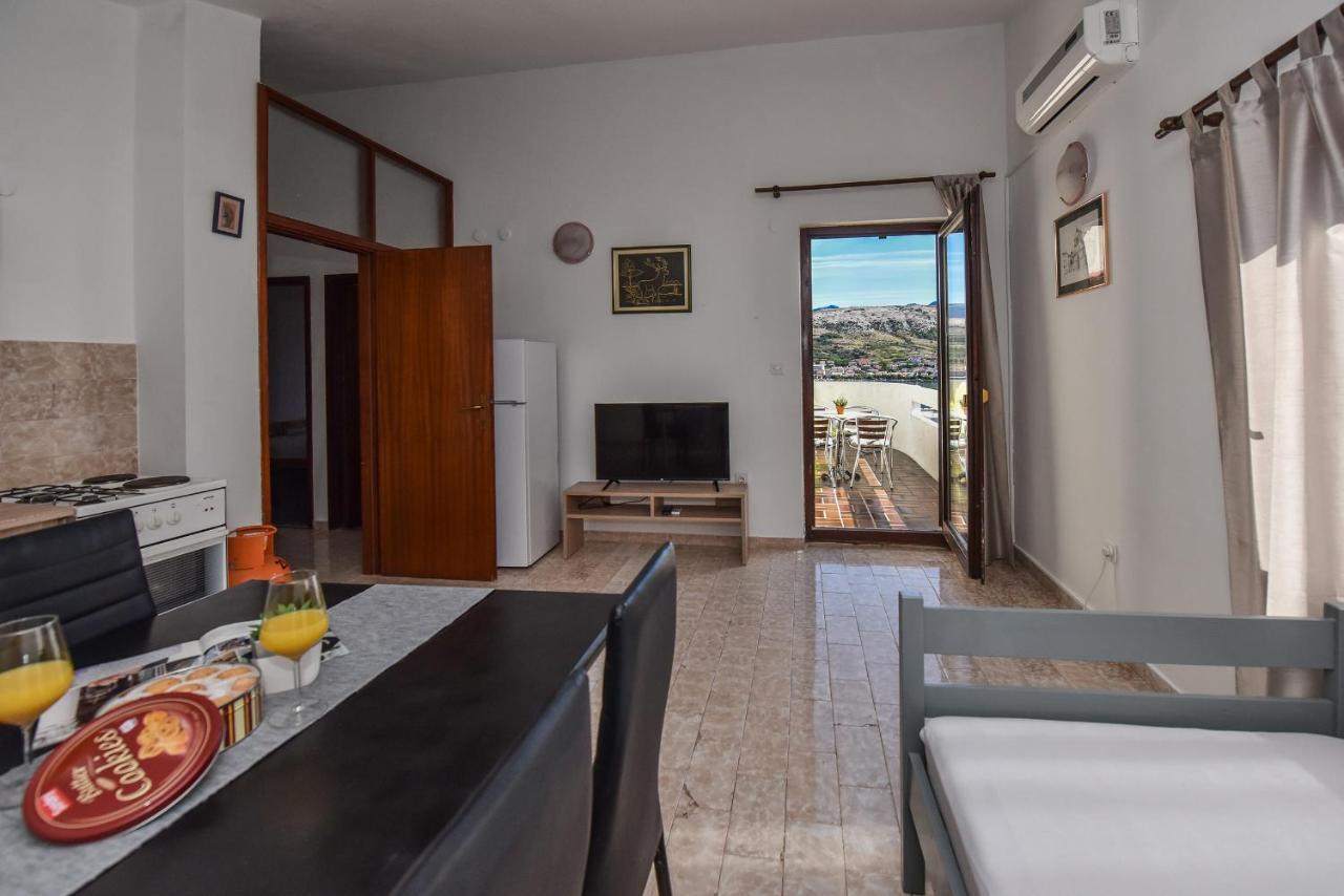 Apartament Planika Pag Sea view Zewnętrze zdjęcie